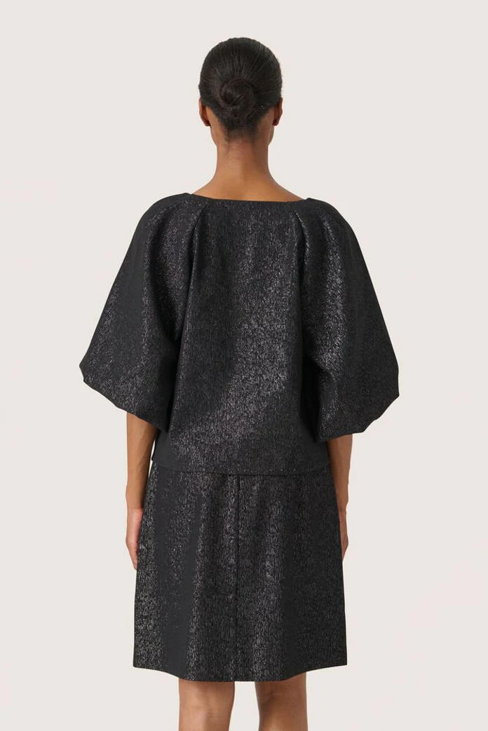 Soaked SLCahlina Blouse Gun Metal - Image 5