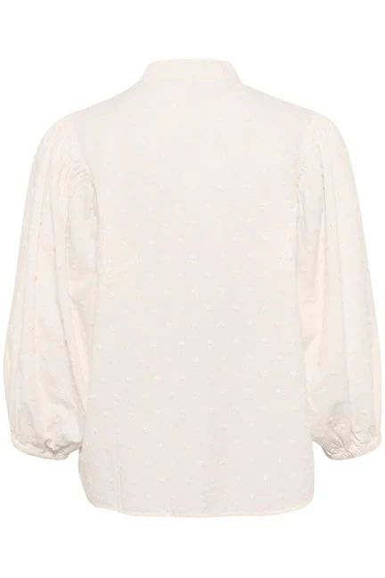 Soaked in Luxury SLSunela Shirt 3/4 Broken White - Image 5