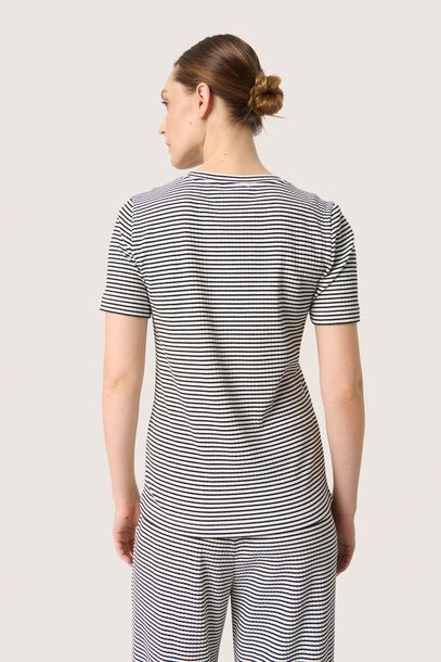 Soaked SLCalva Tee black white stripe - Image 7