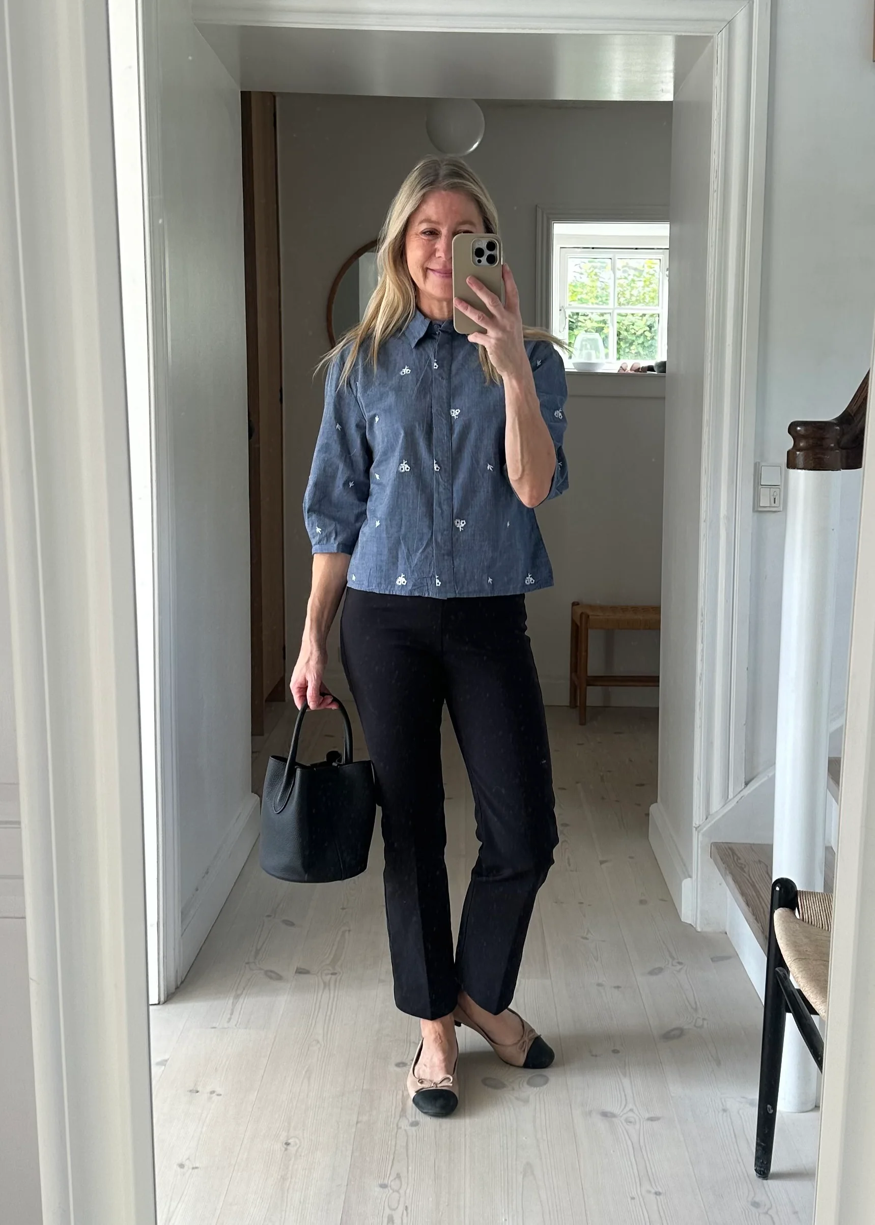 Soaked SLElly shirt Medium Blue Denim - Image 2