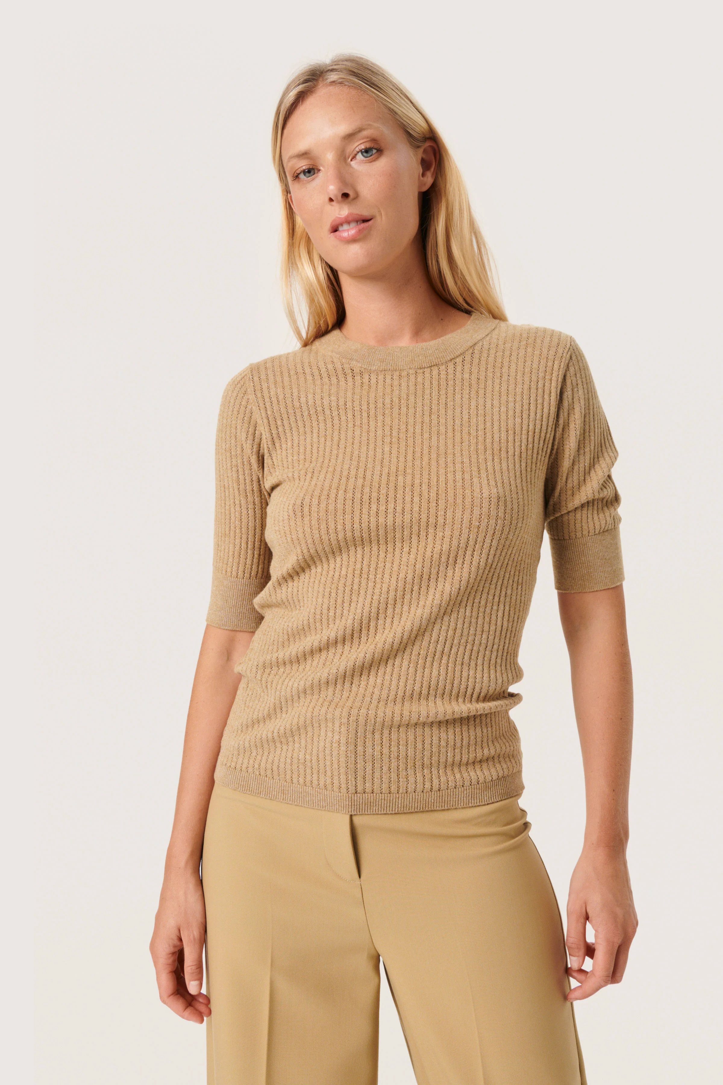 Soaked in Luxury Spina Tee kelp melange - Image 7