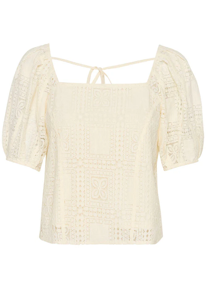 Soaked SLCoopelia Blouse SS whisper white - Image 2