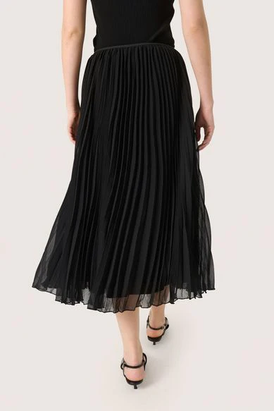 Soaked SLEvelina Plissé Skirt black - Image 4
