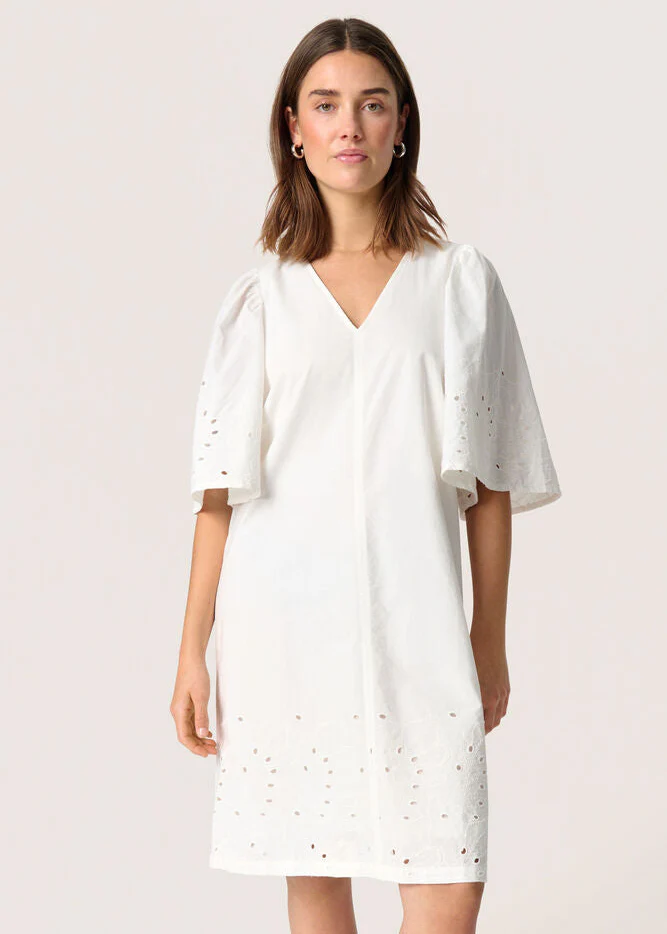 Soaked SLManja Dress SS broken white - Image 3