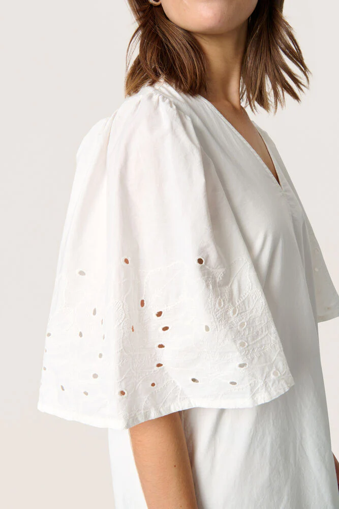 Soaked SLManja Dress SS broken white - Image 4