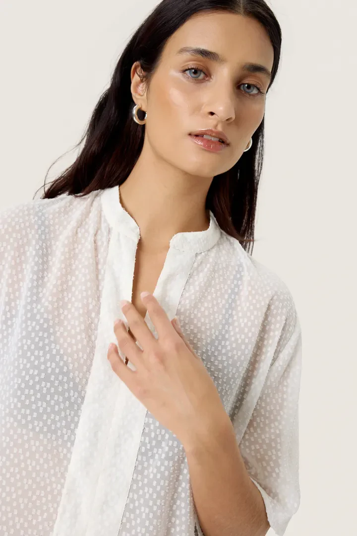 Soaked SLCammelie Amily Blouse SS White - Image 4