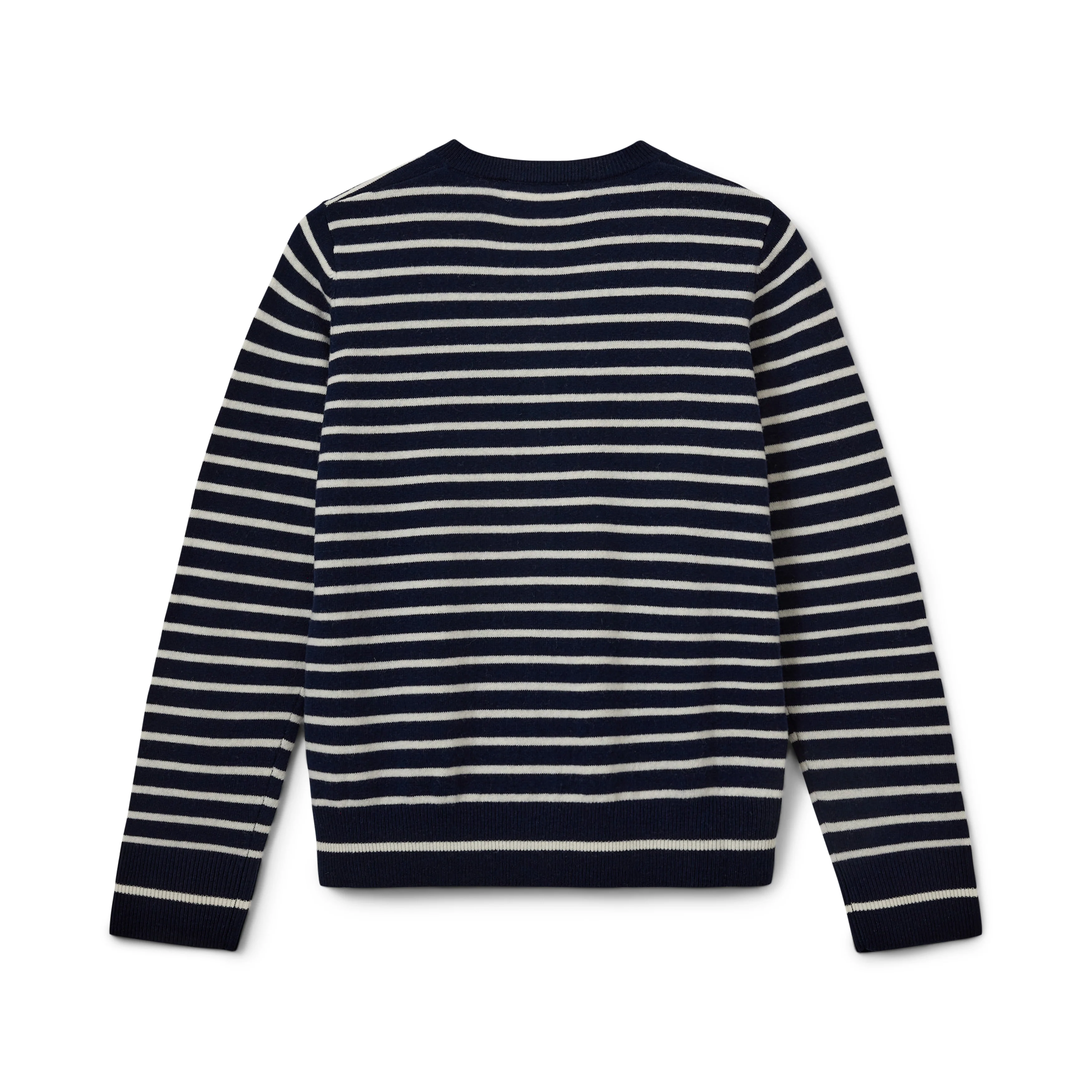 Sofie Schnoor Cisse cardigan dark blue striped - Image 4