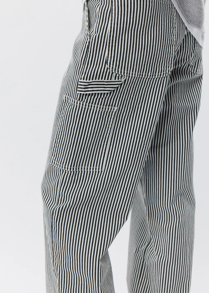 Sofie Schnoor SNOS250 Gittesw Trousers black white striped - Image 3