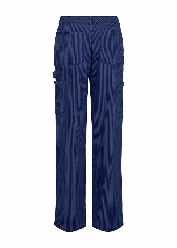 Sofie Schnoor SNOS250 GitteSW Trousers Cobalt Striped - Image 6