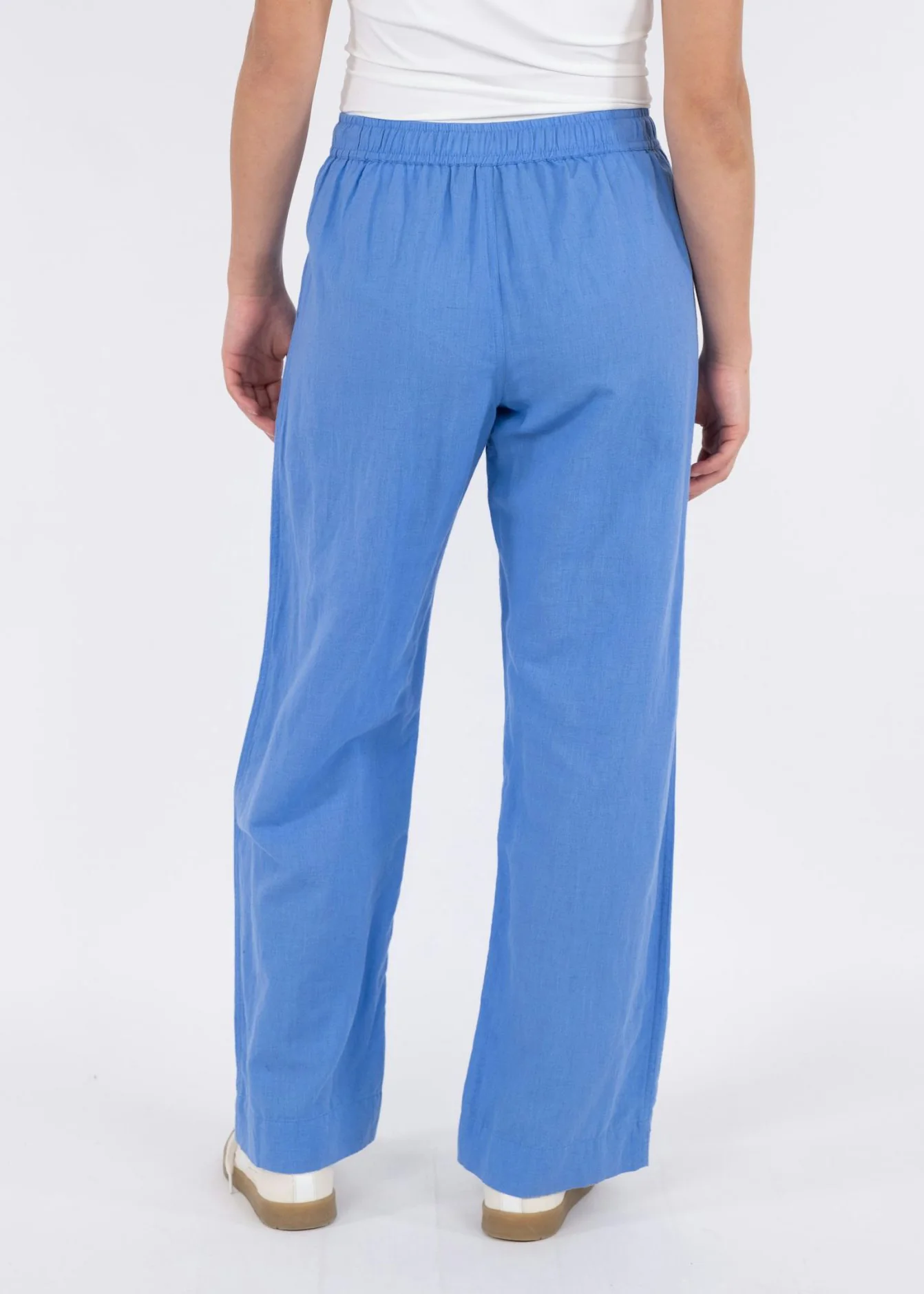 Neo Noir Sonar Linen Pants dusty blue - Image 4