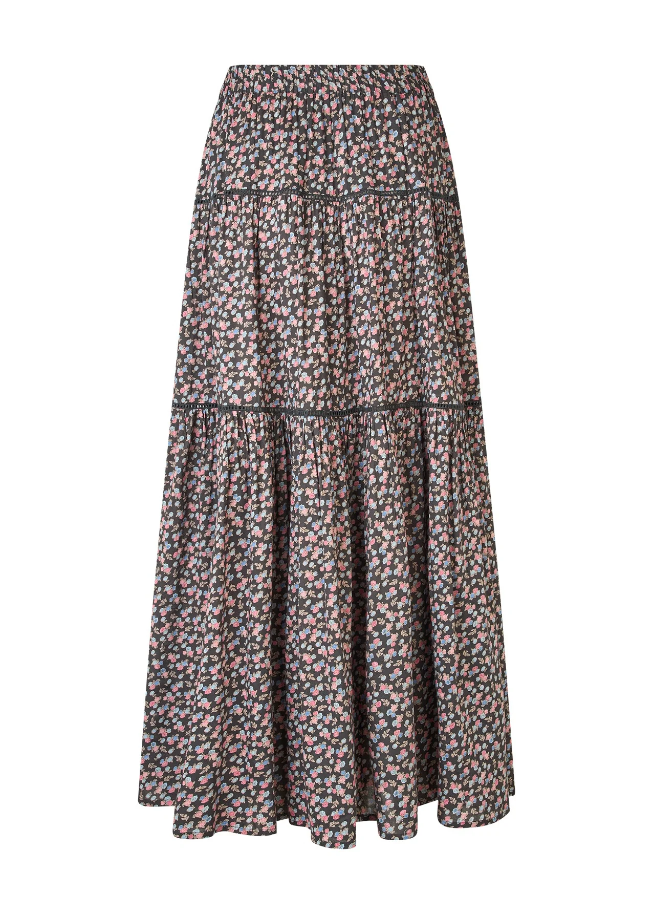 Lollys Laundry SunsetLL Maxi Skirt Washed Black - Image 5
