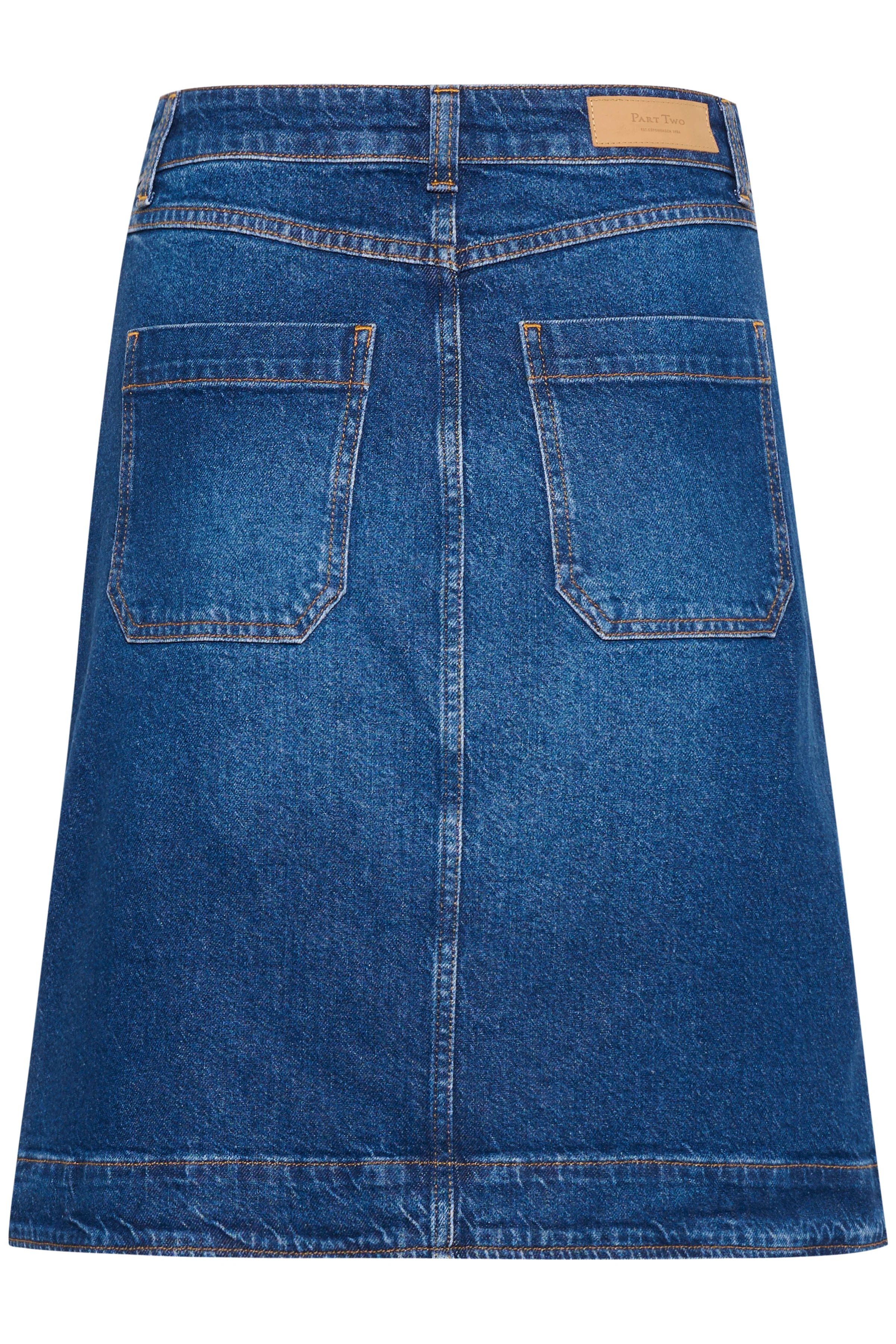 Part Two TammiePW Skirt Medium Dark Blue Denim - Image 6