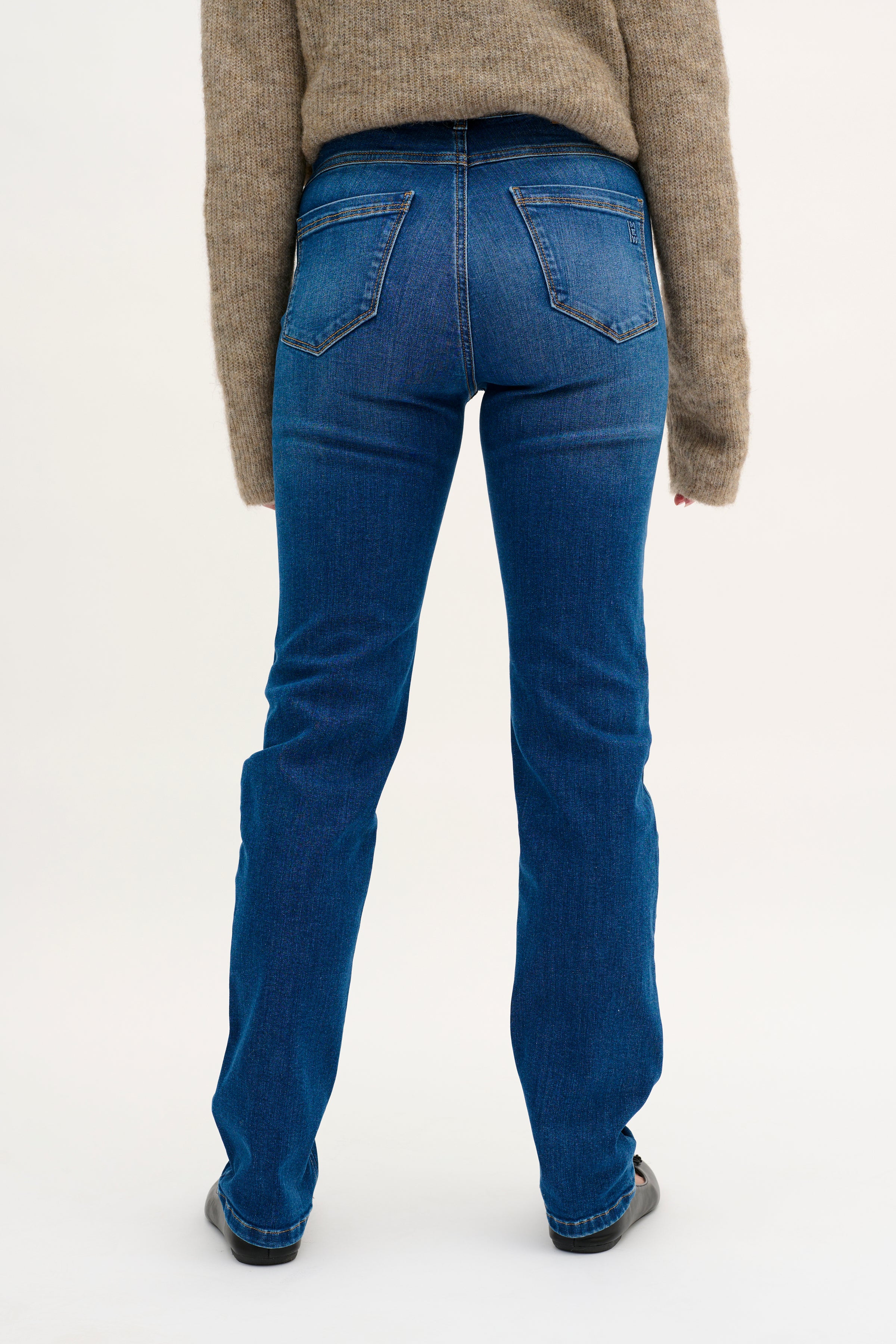 My Essential Wardrobe the Celina High straight medium blue - Image 4