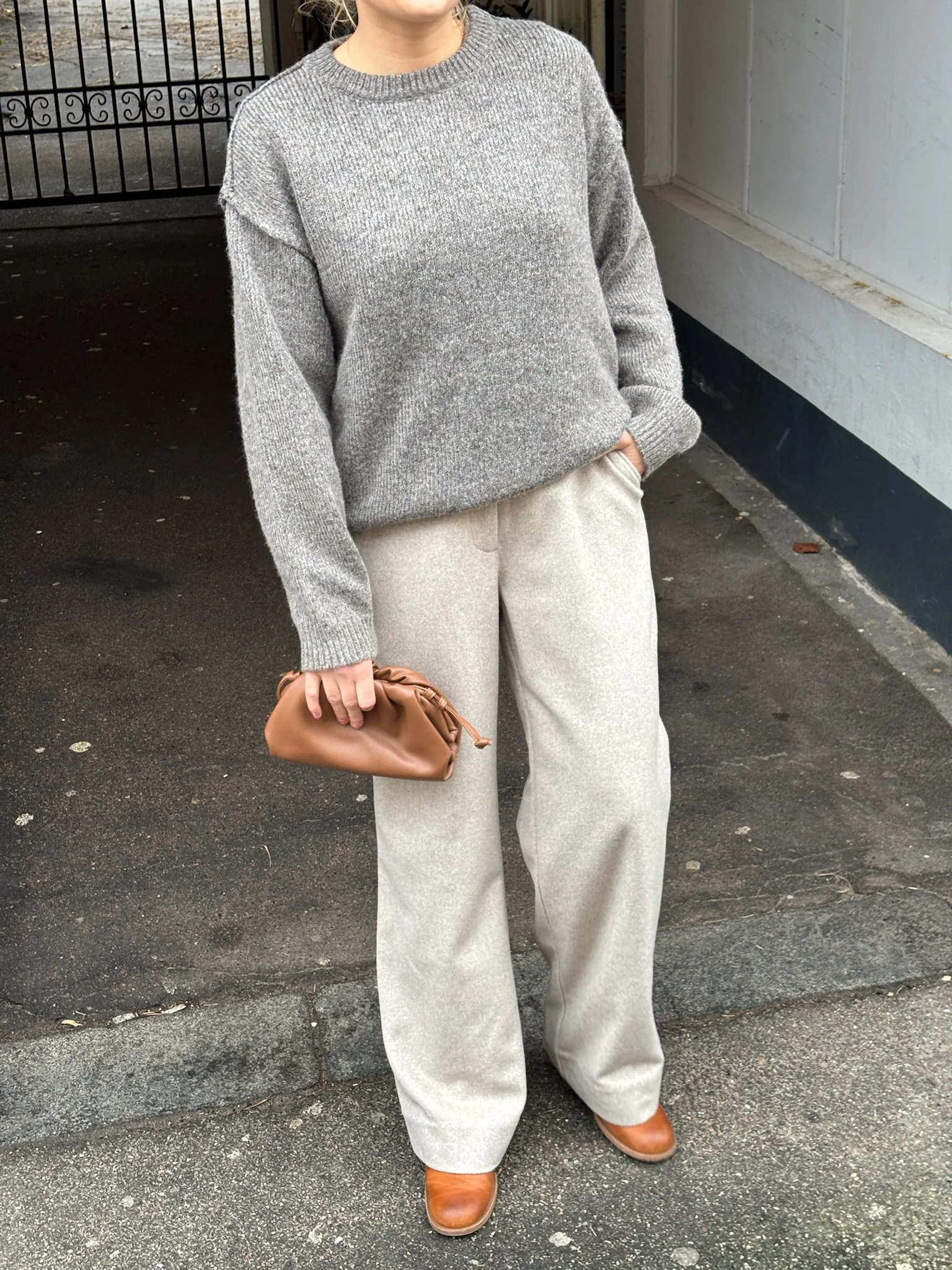 Urban Pioneers Thelma Wool Pant Sand - Image 2