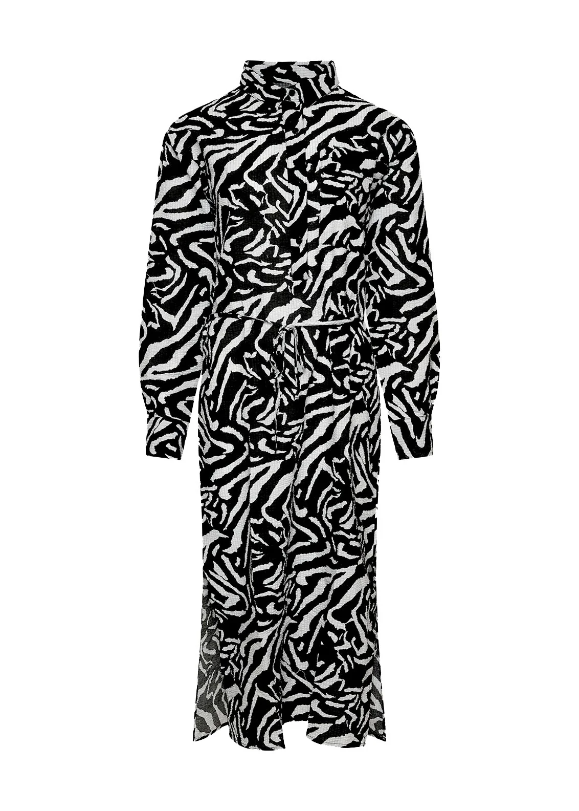 Noella Tilde Dress Cotton Black Zebra - Image 3