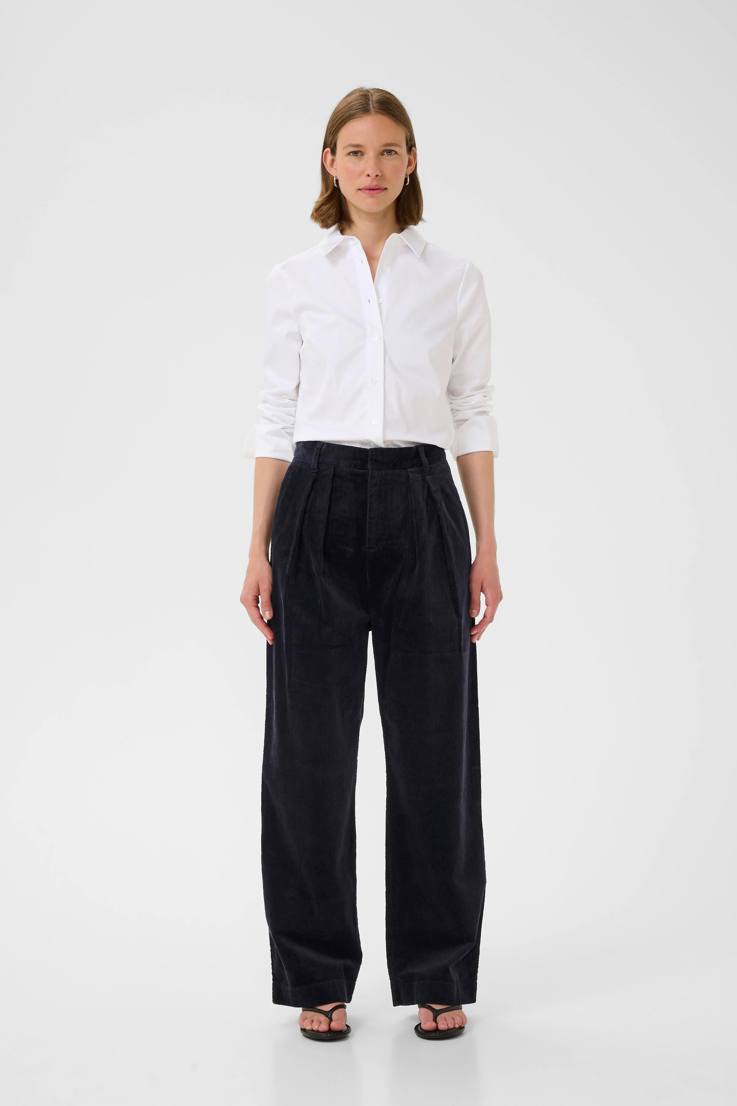 Inwear ToriIW Wide Pant Marine Blue - Image 2