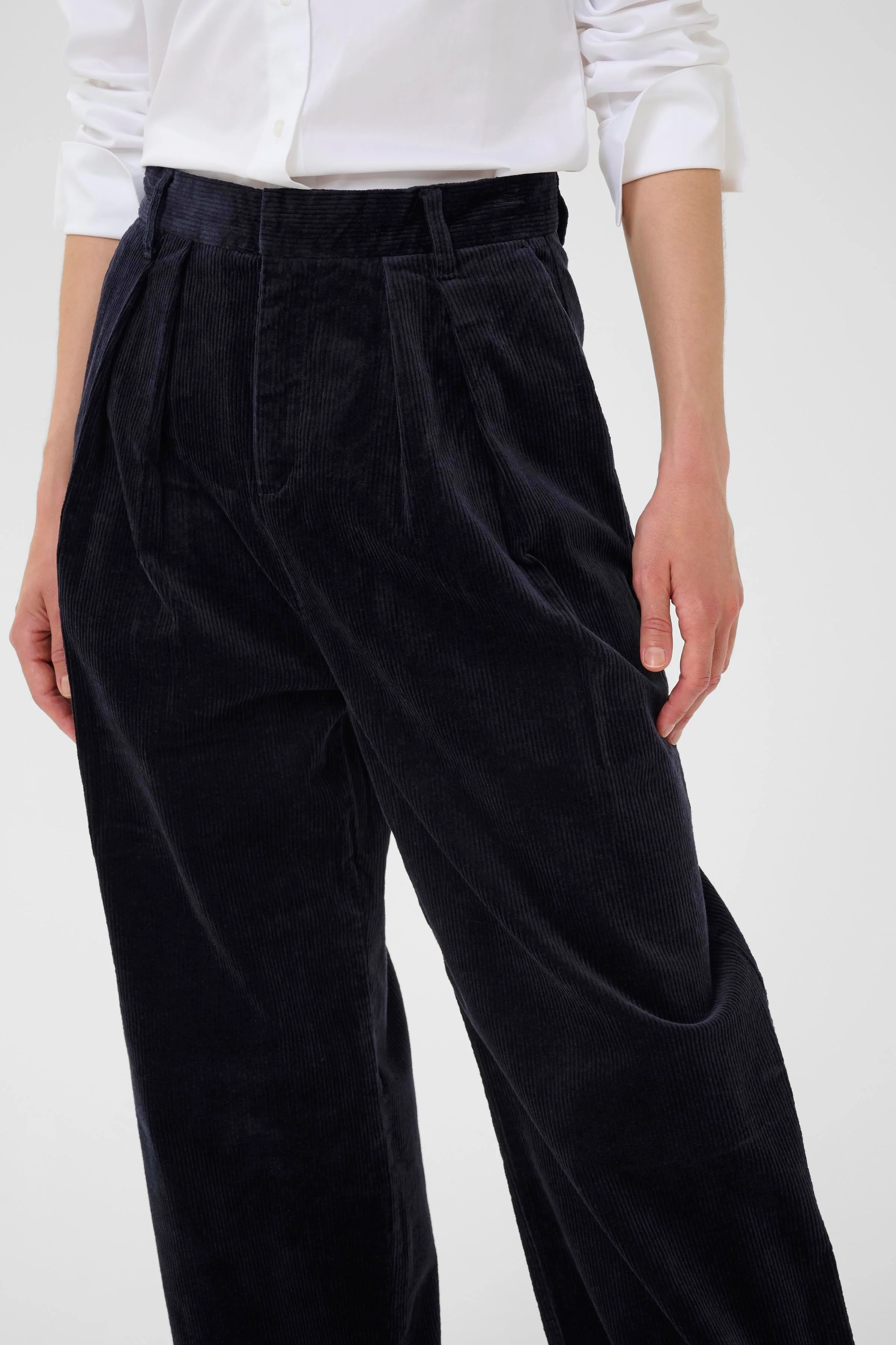Inwear ToriIW Wide Pant Marine Blue - Image 6