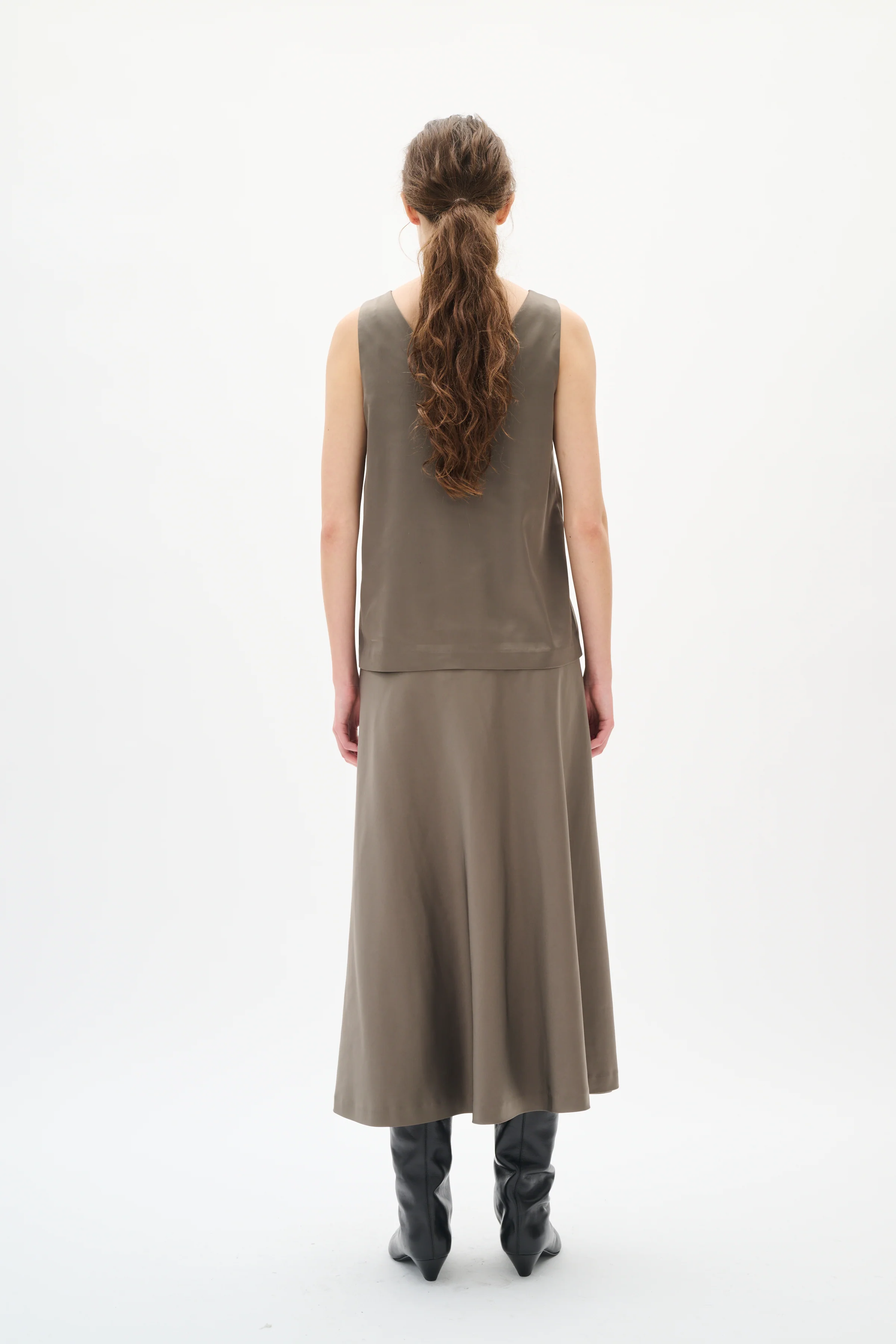 Inwear ZilkyIW Classic Skirt sandy grey - Image 5