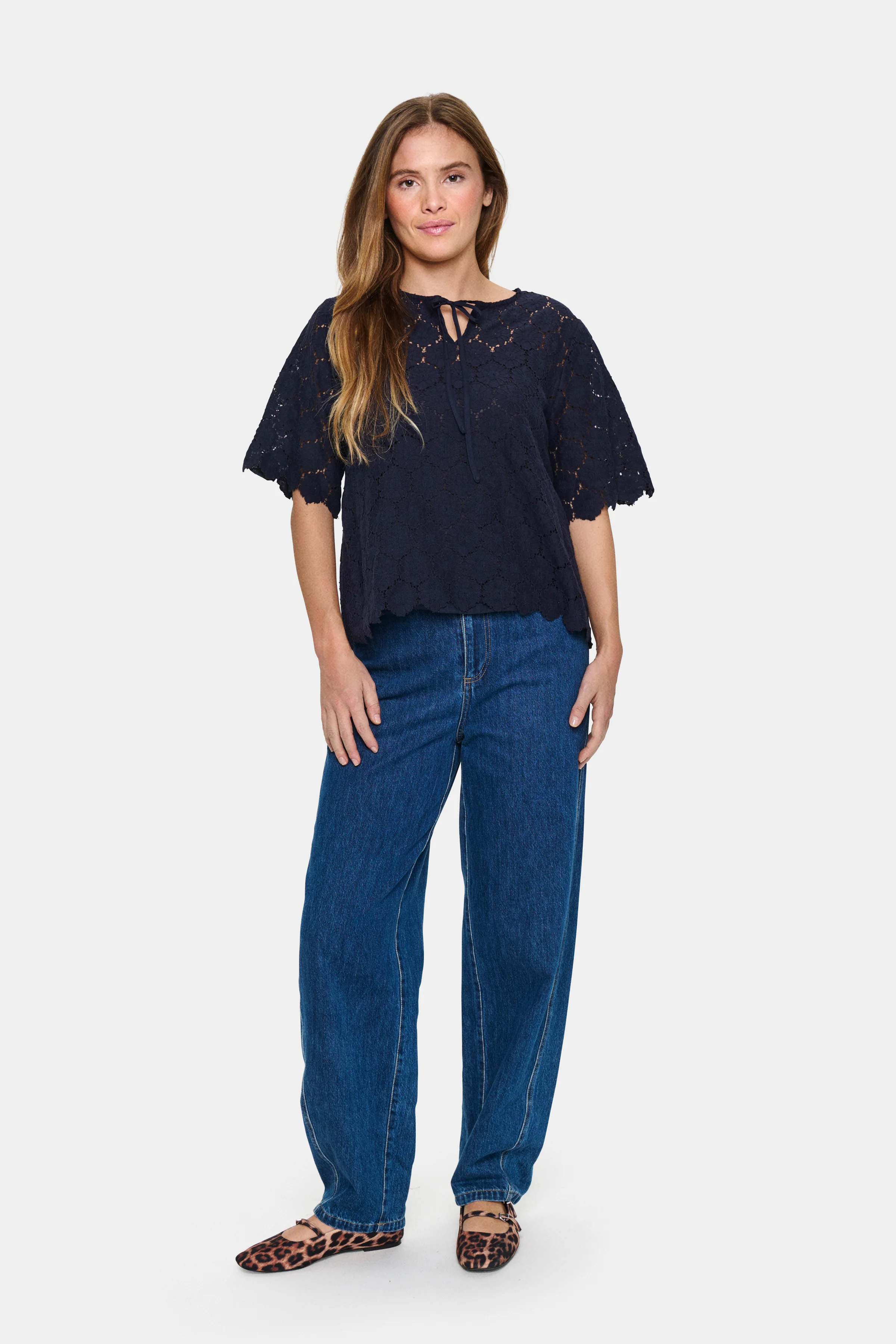 Saint Tropez ZojaSZ Blouse Baritone Blue - Image 4