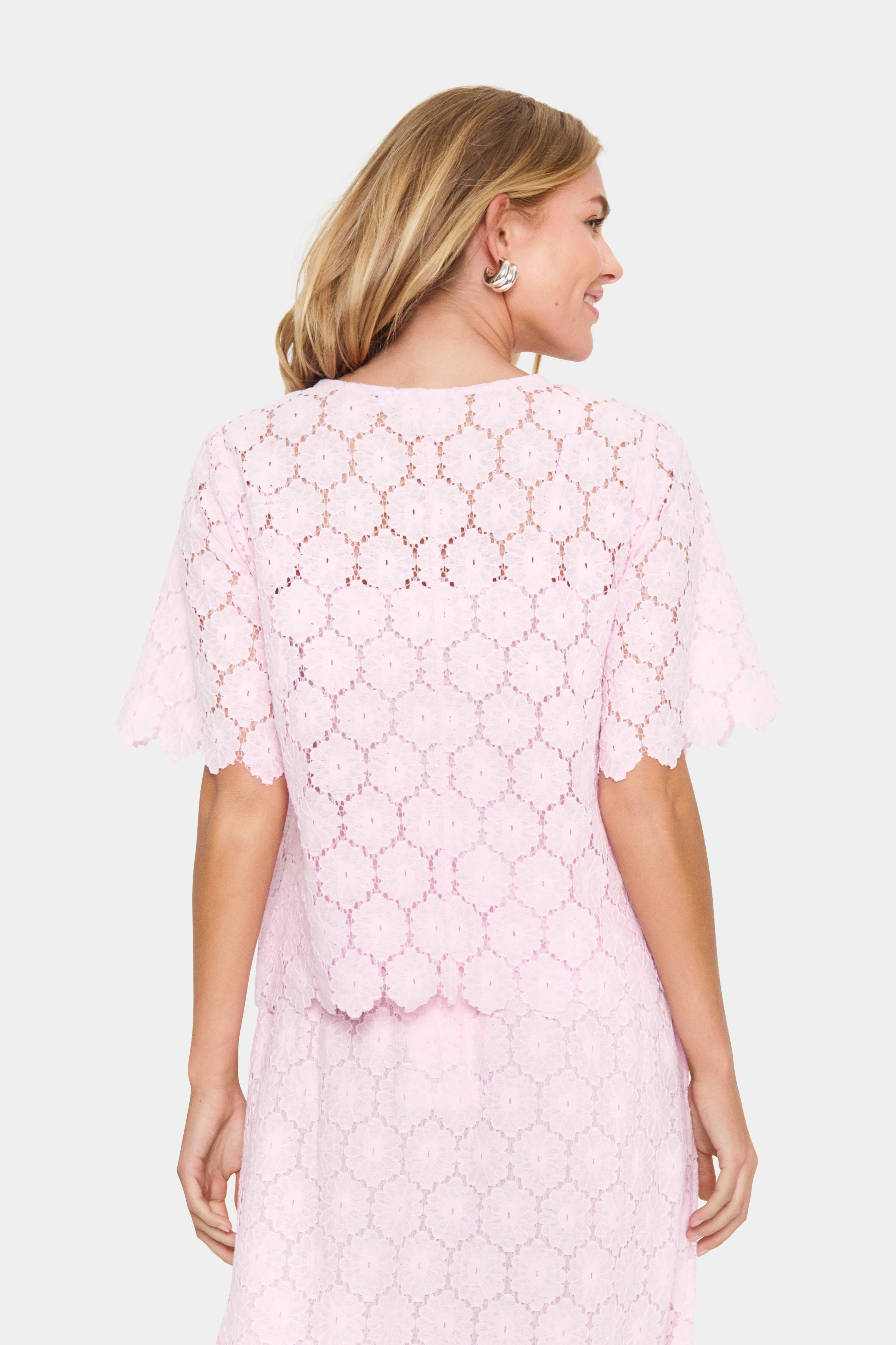 Saint Tropez ZojaSZ Blouse Pink Tulle - Image 6